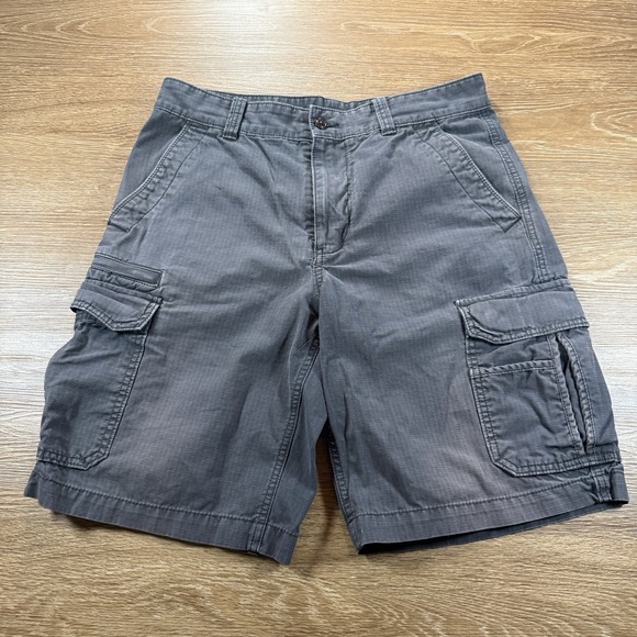 Eddie Bauer Other - Eddie Bauer Men's Gray Cargo Shorts Size 34 Cotton Utility Outdoor Casual Summer